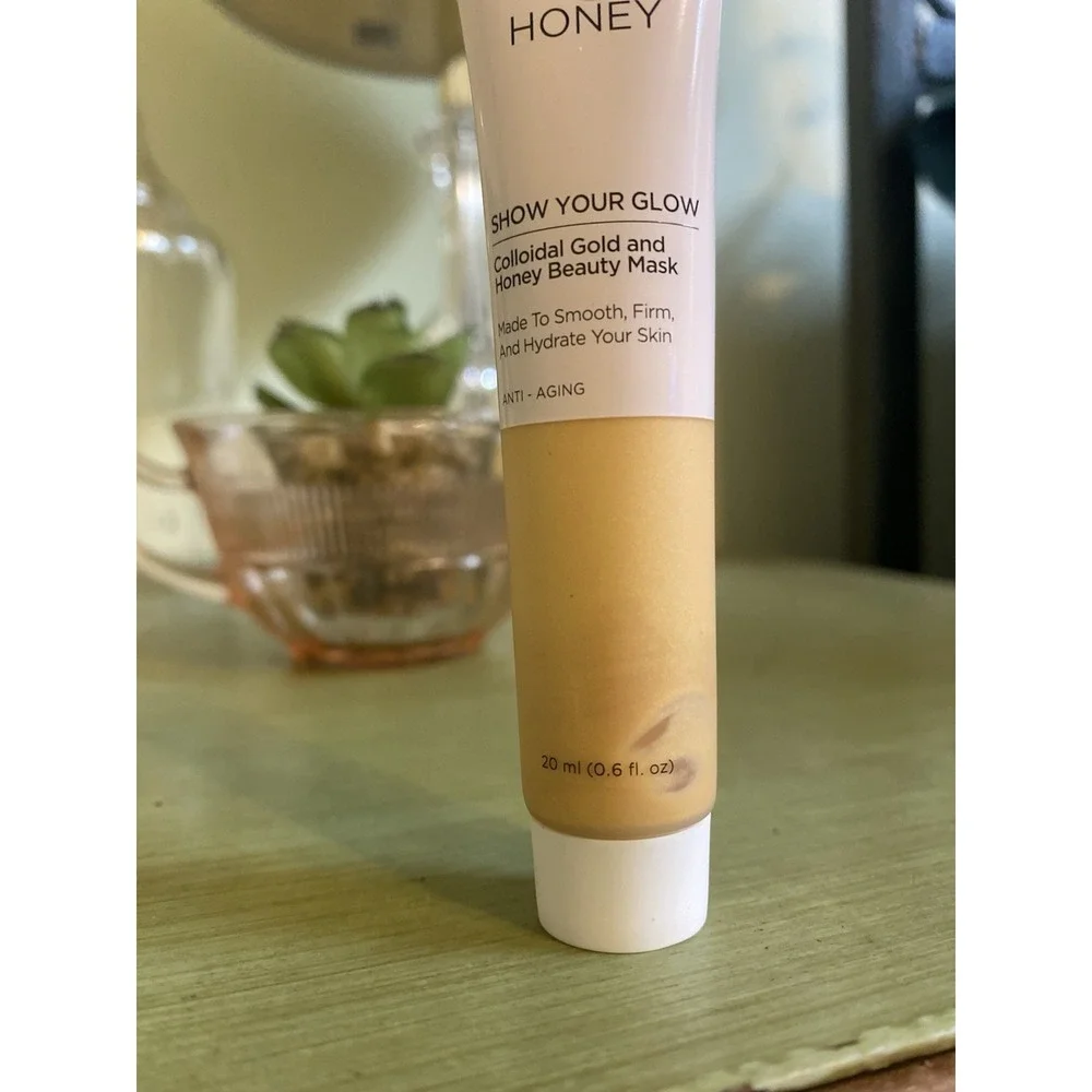 ✨ Hey Honey Show Your Glow Colloidal Gold Honey Beauty Mask - 20ml / 0.6oz | NEW